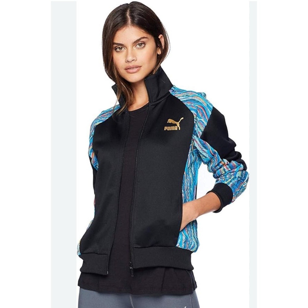 Puma Coogi Track Top Black‎ And Blue Size S